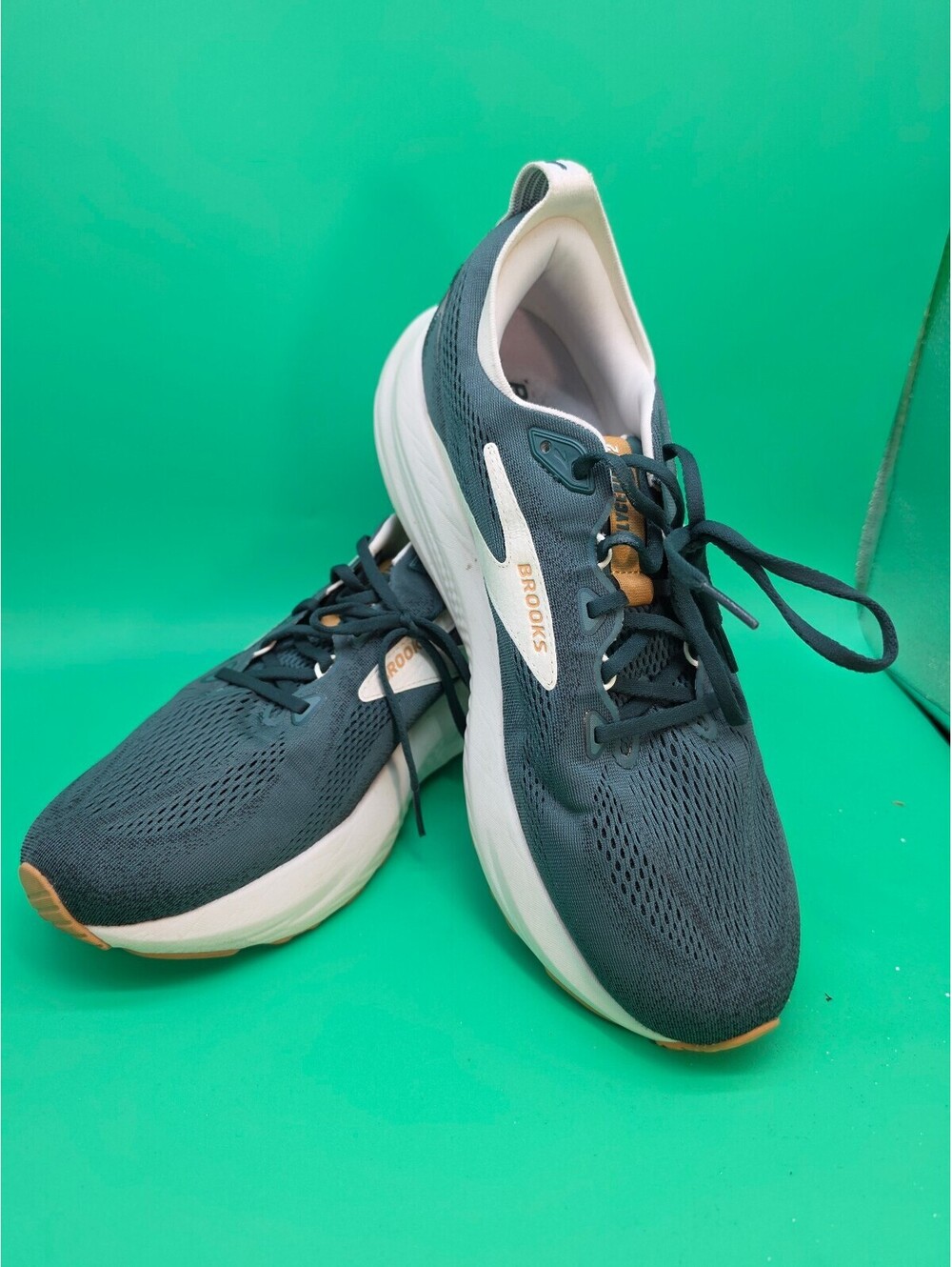 Brooks Glycerin 22 Men's Size 13 Running Shoes Blue White Cushioned Sneakers
